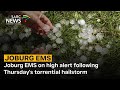 Joburg EMS on high alert following Thursday's torrential hailstorm - EMS's Robert Mulaudzi