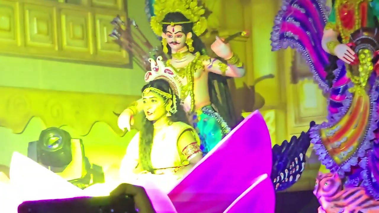 নোয়াখালী দূর্গা পূজার থিম ২০২৫🥰