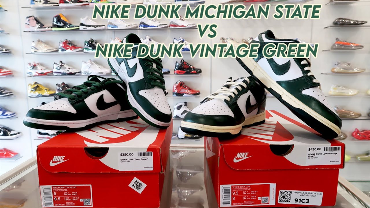 michigan green dunks