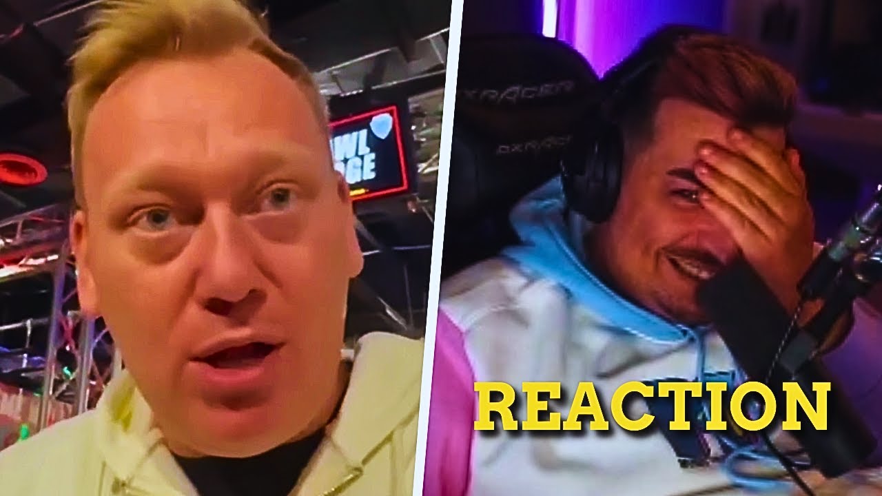 DER TYP😂 BAZZI REAGIERT AUF KNOSSI MIAMI VLOG FREIZEITPARK TOUR DURCH FLORIDA😱 | REAL BAZZI REAKTION