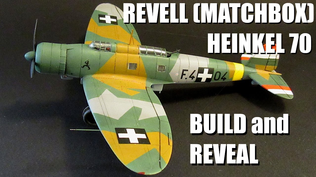 1/72 Revell (old Matchbox) Heinkel 70K ~ build and reveal