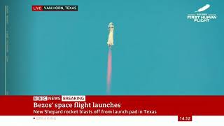 BBC News: Bezos space launch
