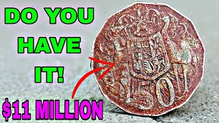 Unbelievable Value of Rarest 50 cent Australian coin could make you millionaire! Coins to look for!