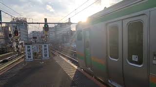E231系 上野駅発車