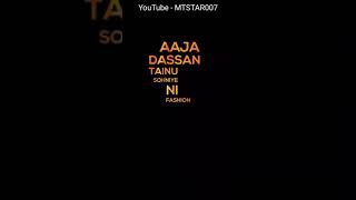 Wakhra swag ni Full black screen status lyrics must watch😍 and download