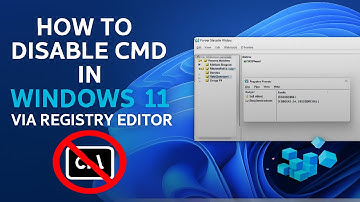 How to Disable CMD in Windows 11 via Registry Editor