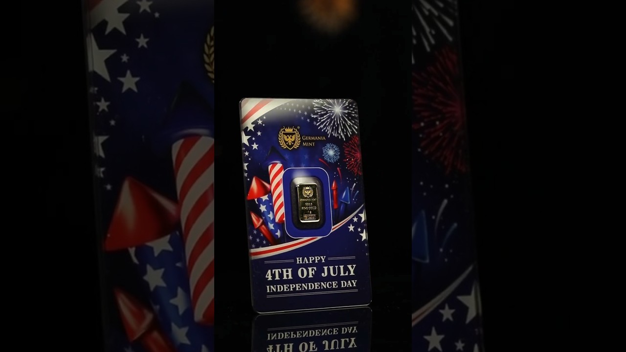 Shine this 4th of July! 1 g Gold Bar in Limited Safepack✨