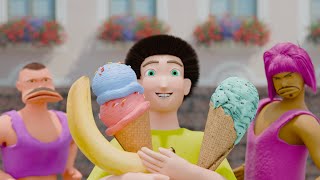 Ice cream | Banana| Funny animation | Cartoon