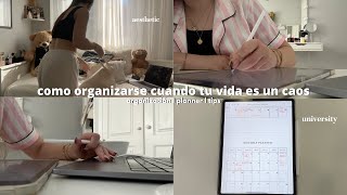 COMO ORGANIZARSE CUANDO TU VIDA ES UN CAOS ? | organización, planner, to do list, IPad, tips