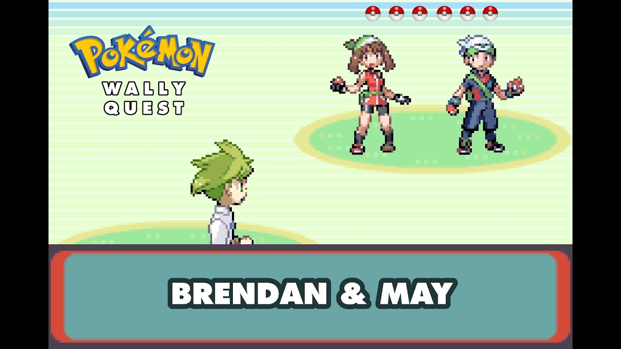 Pokemon Wally Quest - VS Brendan & May (Evergrande City)