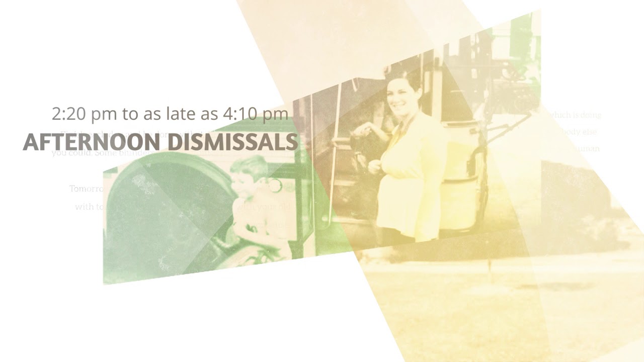 School Start and End Times YouTube