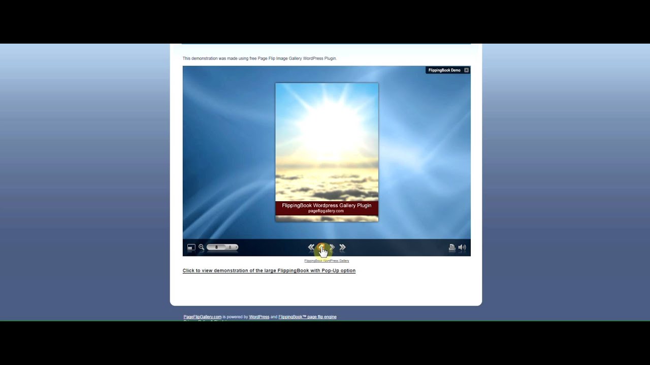 Flip Book For Wordpress