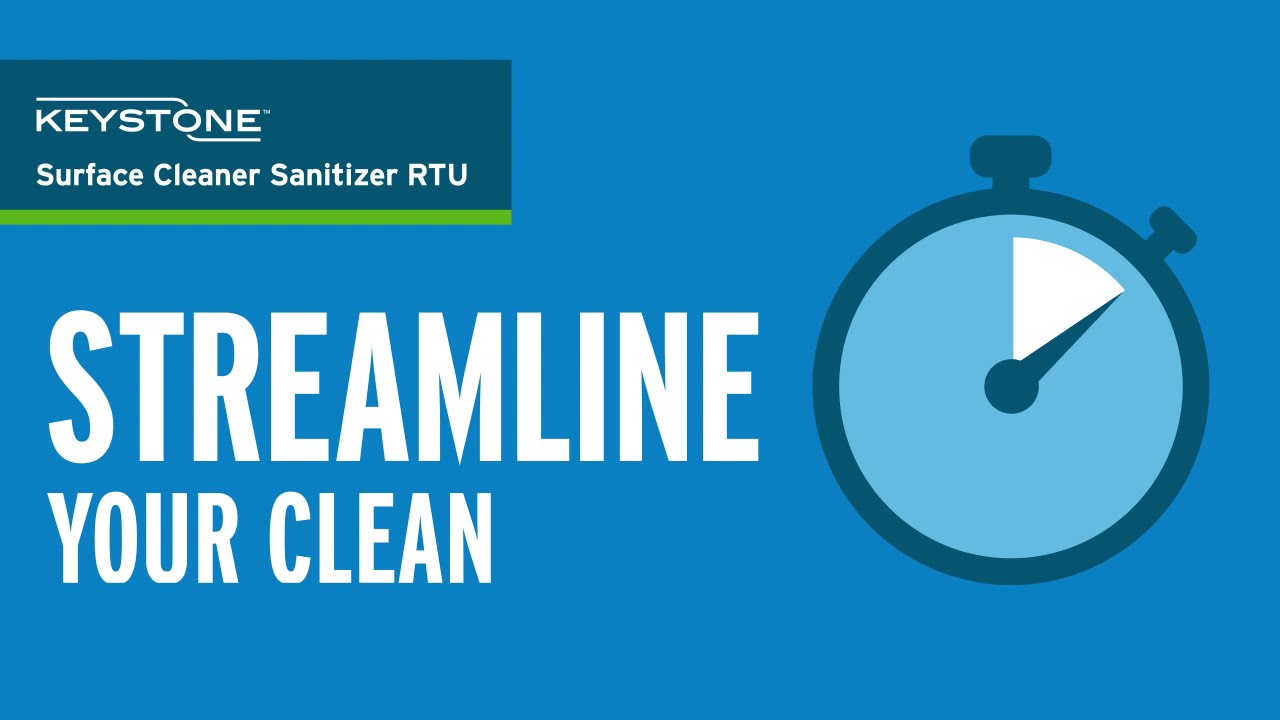Keystone Cleanig System Keystone Surface Cleaner Sanitizer RTU - YouTube