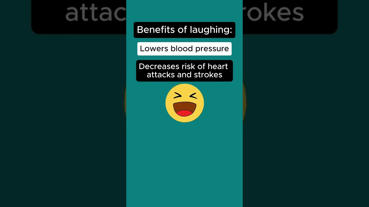 Laughing is good for your heart