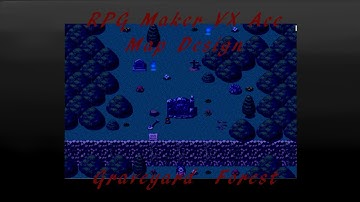 RPG Maker VX Ace map design - Graveyard Forest
