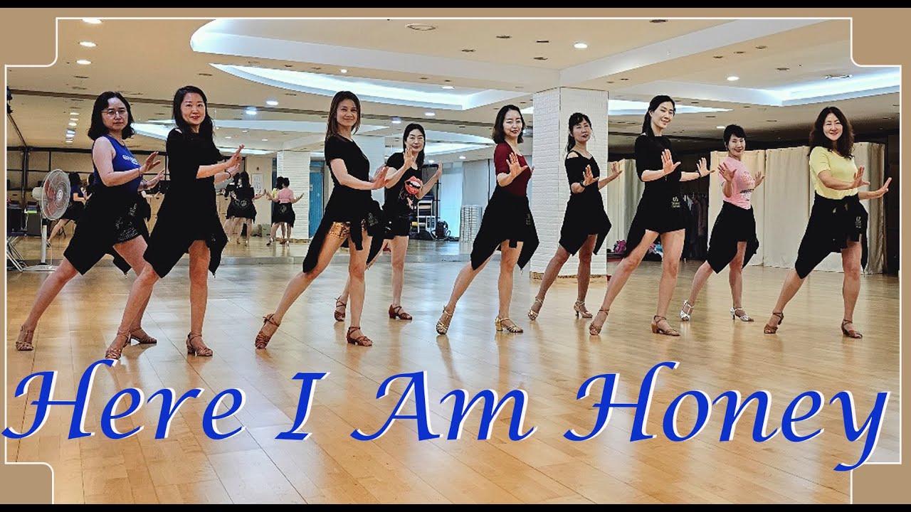 HERE I AM HONEY LINEDANCE YouTube