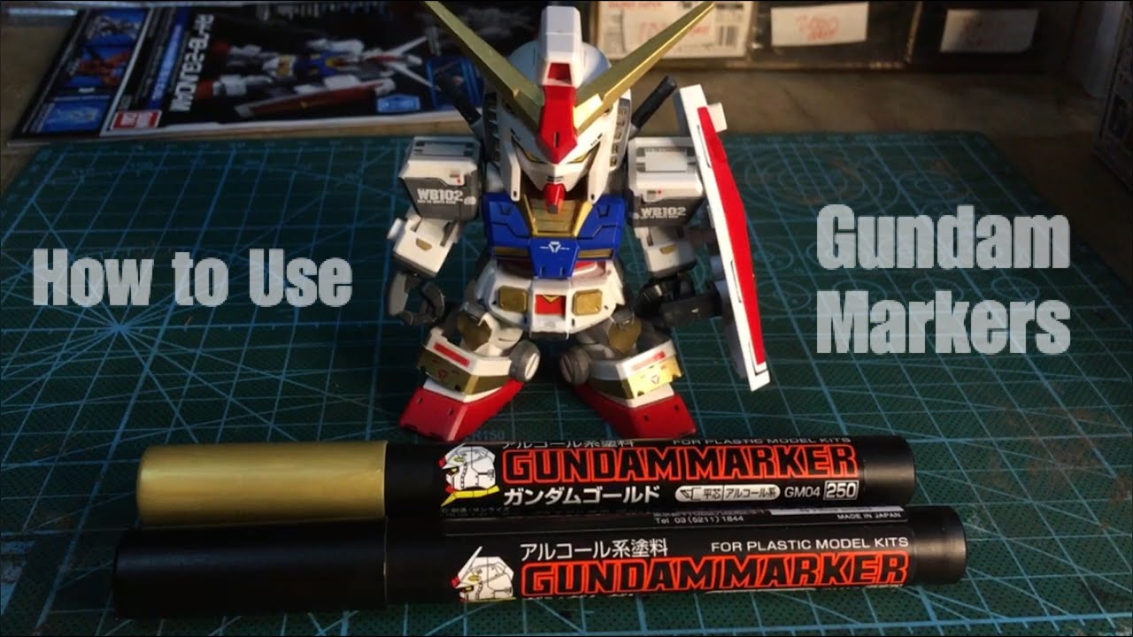 How to use Gundam Markers 