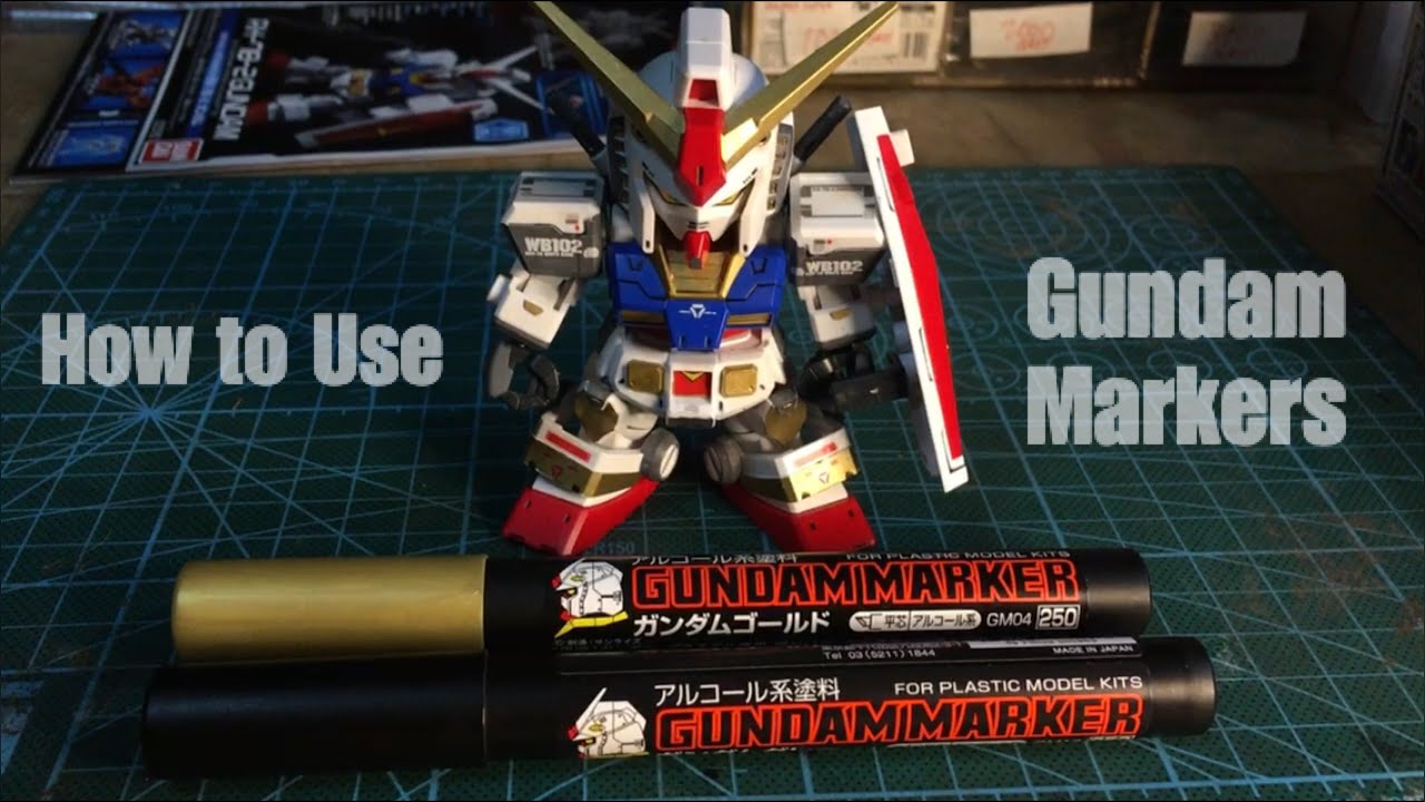 How To Use Gundam Markers Unboxing And Testing With SDCS RX 78 2 how-to-use-gundam-markers-unboxing-and-testing-with-sdcs-rx-78-2
