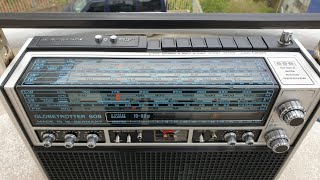 Nordmende Globetrotter 808 (1977?) Radyoda Fm Band Trabzon Testi... Buram Buram Hatıra Kokan Radyo Resimi