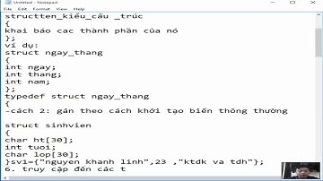 Lập trình C - Bài 11 - Cấu trúc, mảng và con trỏ cấu trúc p1 - (part 5)