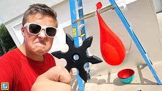 IMPOSSIBLE NINJA TRICK SHOTS!