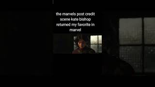 The Marvels Post Credit Scene Kate Bishop Returned My Favorite In Marvel