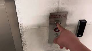 EPIC FAIL: Locked Off Kone TranSys MRL Traction Service Lift @ Indooroopilly Shopping Centre