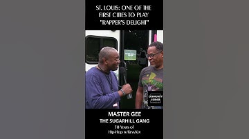 Thumbnail of "St. Louis Was One of the First to Play Rapper's Delight": Sugarhill Gang's Master Gee #shorts