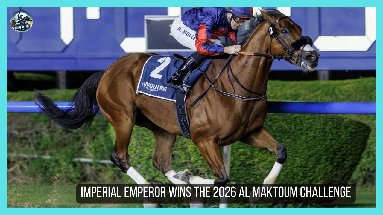 IMPERIAL EMPEROR выигрывает скачки Al Maktoum Challenge (G1) 2026 года.