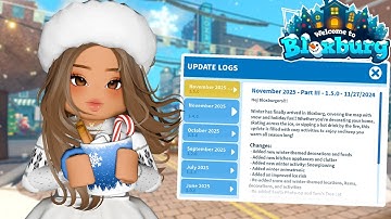 ❄️ Bloxburg *WINTER CHRISTMAS* Update Is HERE!🎅