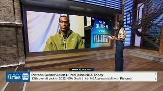 Jalen Duren on the Pistons' rise throughout the years & chemistry with Cade Cunningham | NBA Today Net Worth