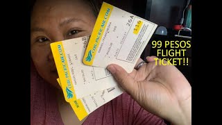 TIPID HACK: 99 PH PESOS FLIGHT TICKET