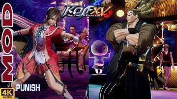 Athena (as Oichi from SW5) vs Geese (as Jubei from Samurai Shodown) | KOFXV mods | CPU vs CPU