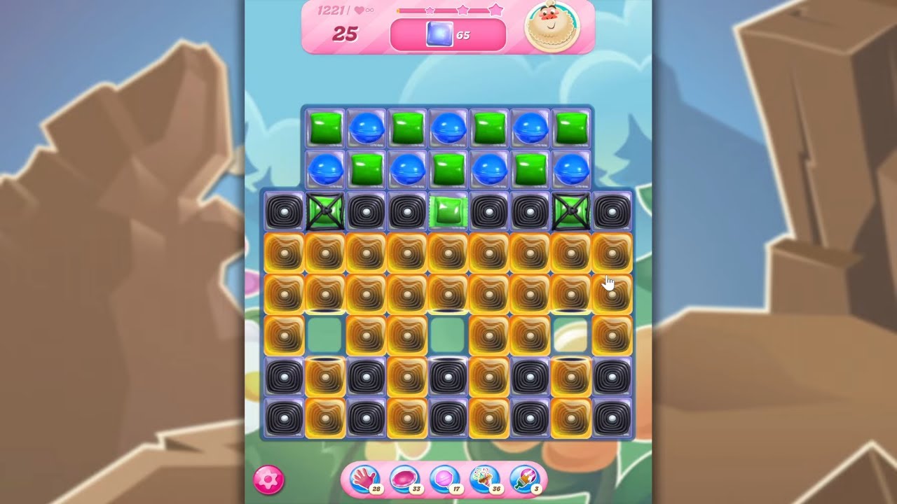 Candy Crush Saga LEVEL 1221 NO BOOSTERS (new version)🐟☑️