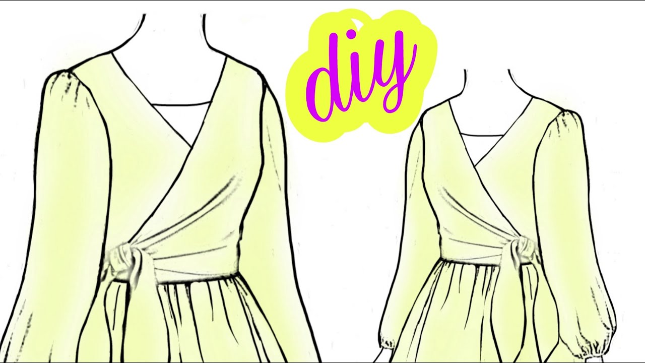 pola dress tali pinggang