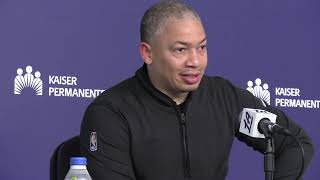I Wanted To Blow Them Out Ty Lue Reacts To The Clippers 112-104 Win Over The Lakers. Hoopjab Nba