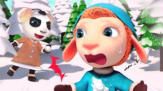 Веселые Зимние Игры в Снежки | Новый Мультик Для Детей | Долли и Друзья
