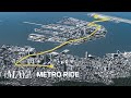 Metro Ride: From Downtown to Airport Island (First Person) - Cities Skylines: Maya