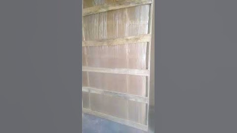 HOW TO MAKE WOODEN CRATES / PALLETS FOR GLASS AIR SEA SHIPPING