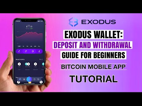 Exodus Wallet Tutorial: DEPOSIT and WITHDRAWAL guide for Beginners | Bitcoin App