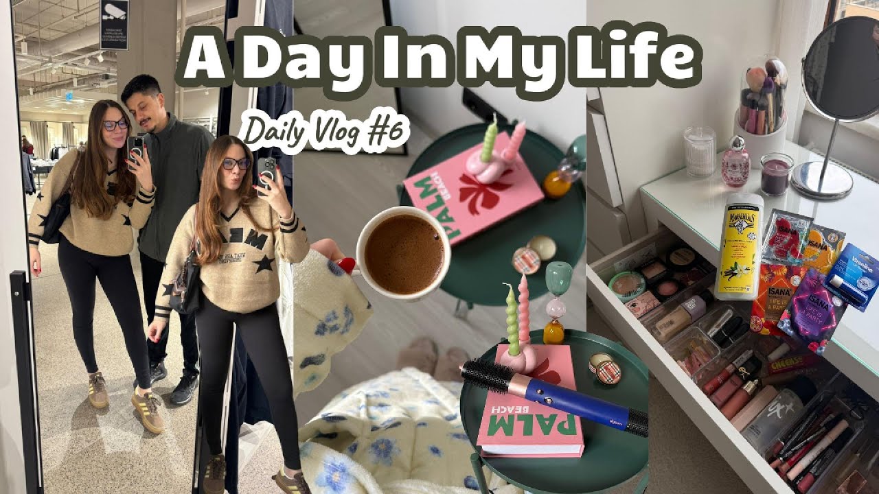 BENİMLE BİR GÜN | ev temizliği, tatil alışverişi, yılbaşı süslerimiz ✨🎄🧑‍🎄 #vlog #vlogger #vlogs