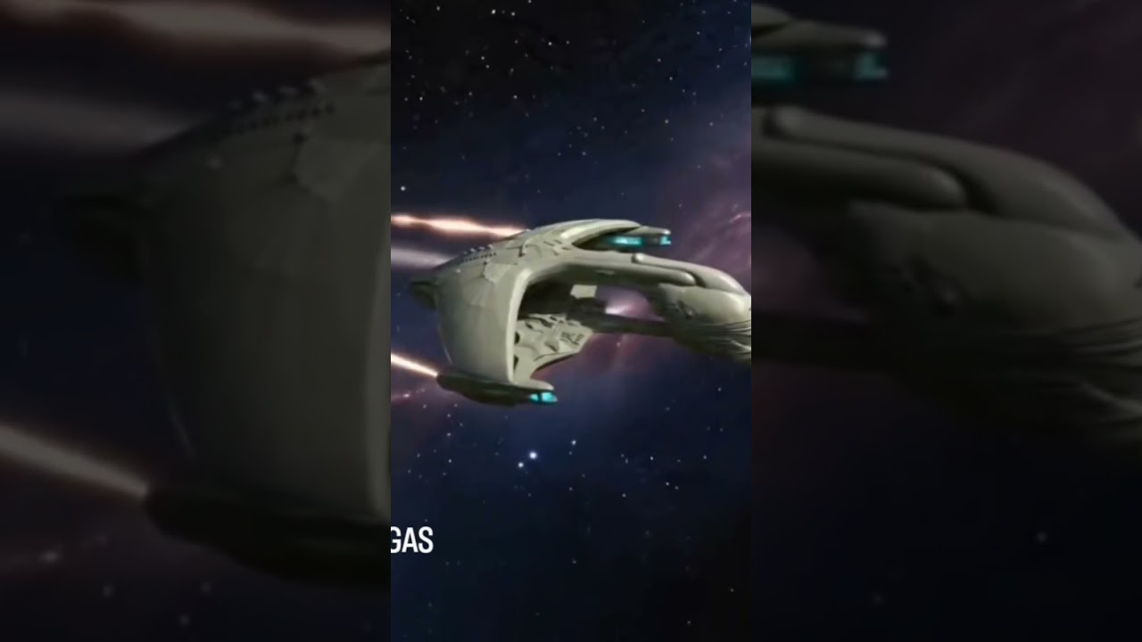 Romulan Warbird escapes the Romulan Supernova 