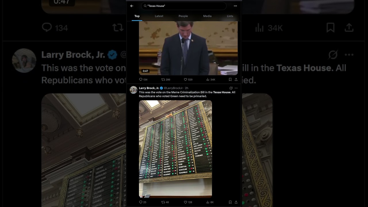 Texas "Meme" Bill Sparks Twitter Outrage: Jail for Political Satire?