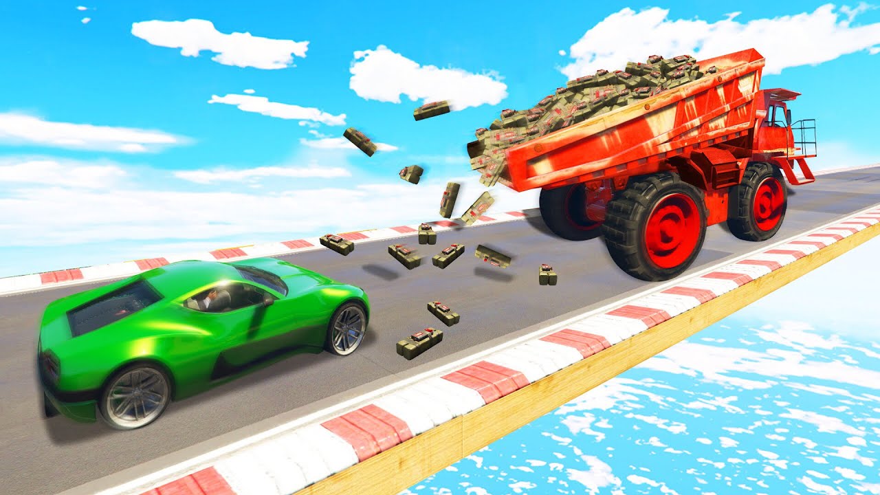 DUMPING 1,000,000 Sticky Bombs TROLL! (GTA 5 Funny Moments)