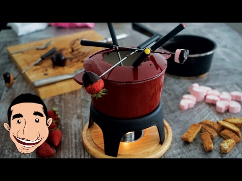 EASY CHOCOLATE FONDUE RECIPE | How to Make Fondue Chocolate | Easy Dessert Idea