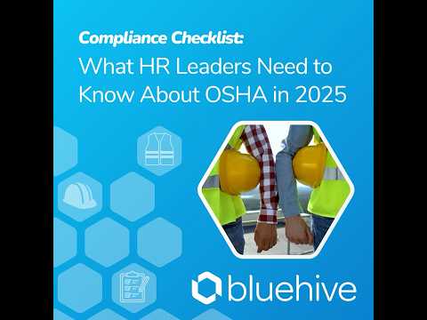 OSHA 2025: HR Compliance Checklist