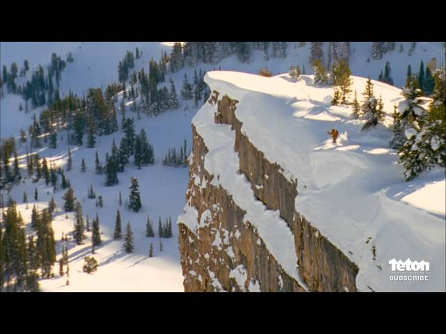 World Record Ski Jump - 255 Foot Cliff class=