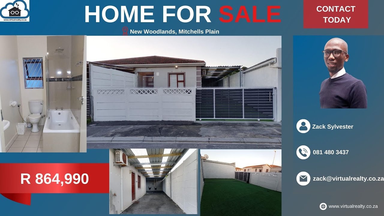 Home for sale in New Woodlands, Mitchells Plain R 864,990 YouTube