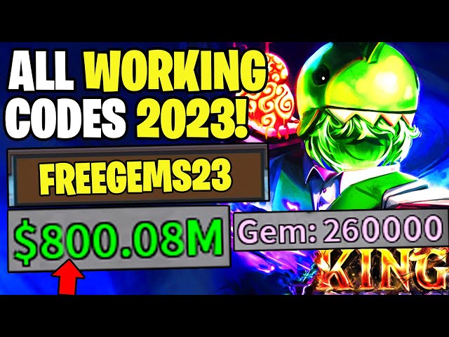 King Legacy Codes: Unlock Gems, Cash, and More! - 2023 December